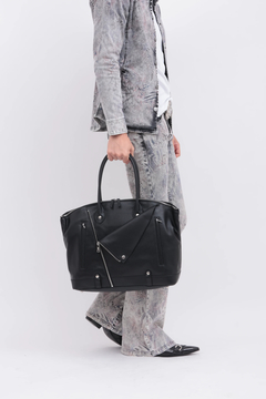 TORNADO MART(トルネードマート) |TORNADO MART∴シュリンクレザーライダースボストントートバッグ