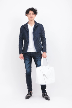 TORNADO MART(トルネードマート) |TORNADO MART∴シュリンクレザーライダースボストントートバッグ