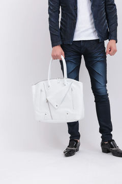 TORNADO MART(トルネードマート) |TORNADO MART∴シュリンクレザーライダースボストントートバッグ