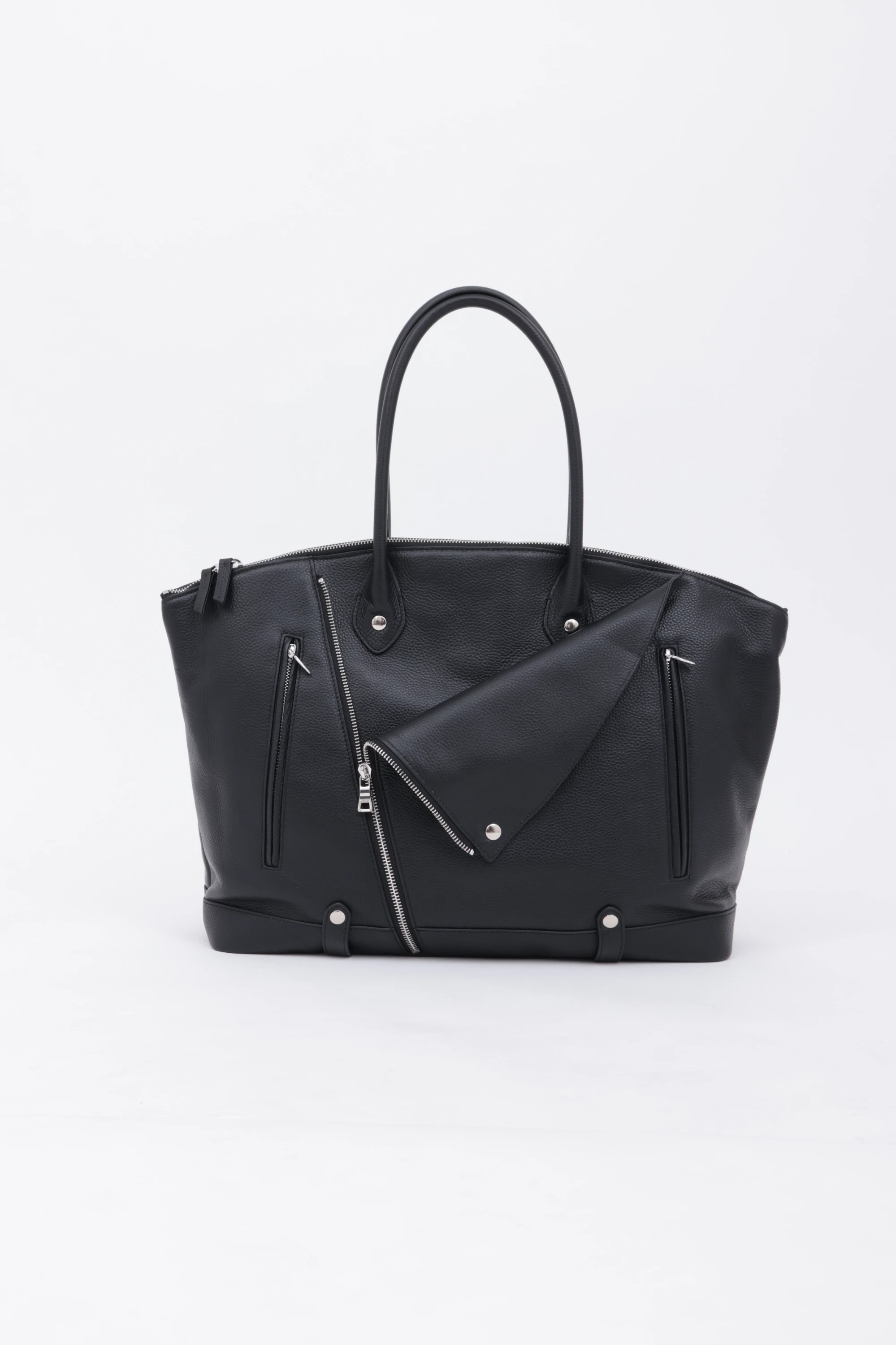 TORNADO MART∴シュリンクレザーライダースボストントートバッグ