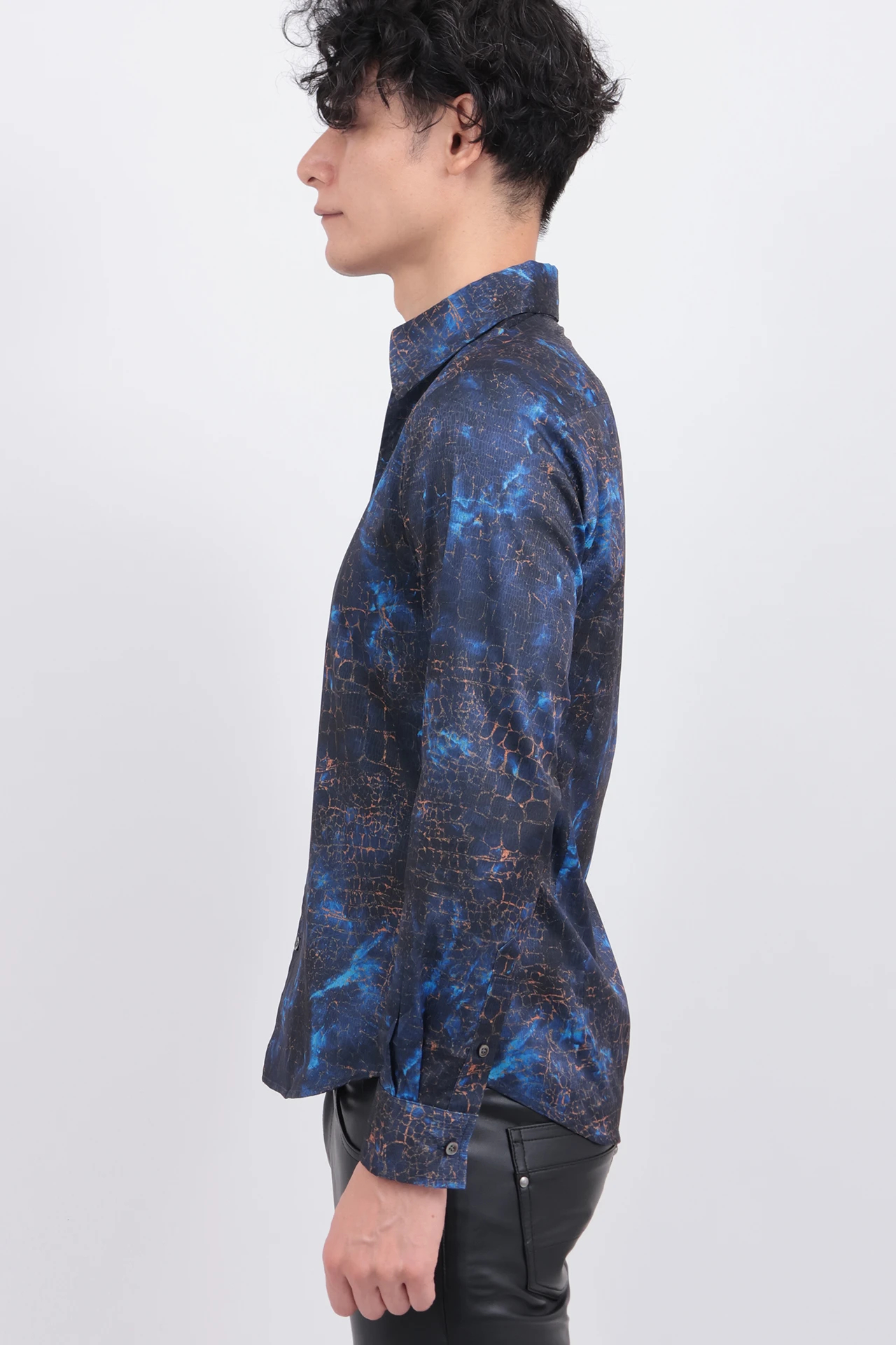 TORNADO MART∴マーブルクロコダイルプリントシャツ / TORNADO MART