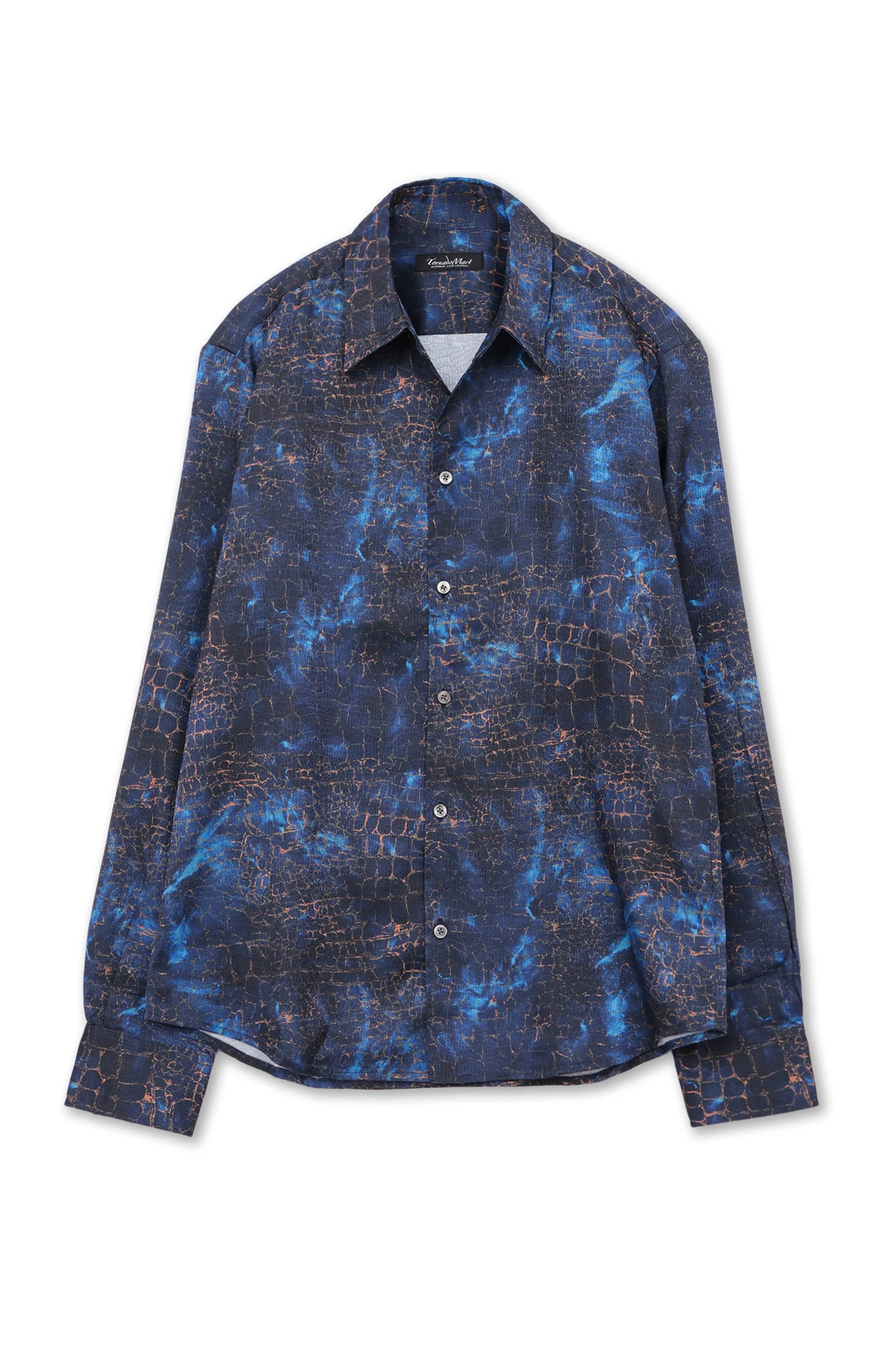 TORNADO MART∴マーブルクロコダイルプリントシャツ / TORNADO MART