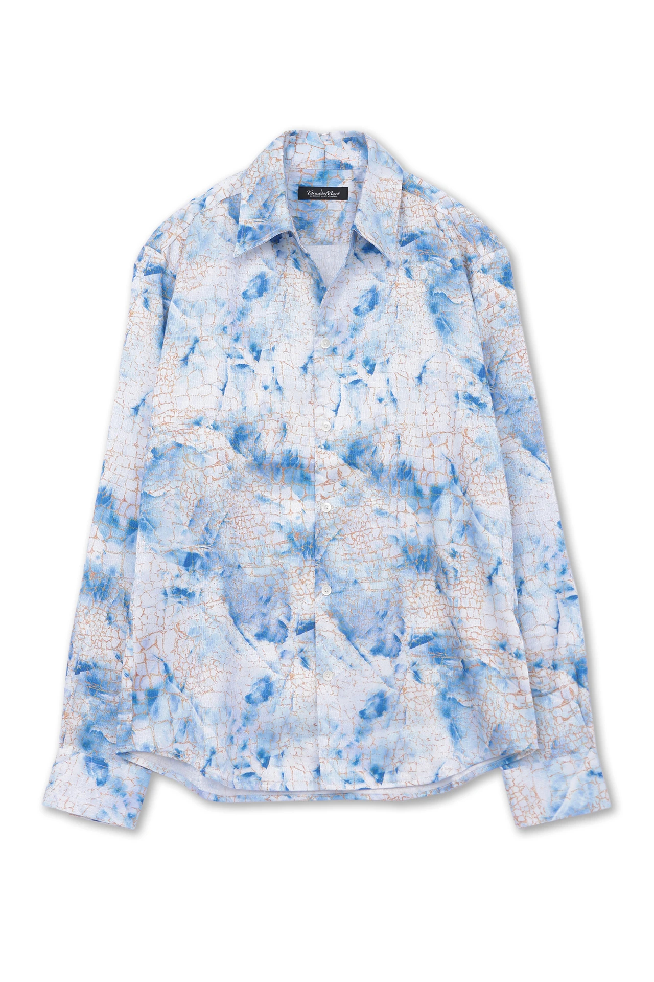 TORNADO MART∴マーブルクロコダイルプリントシャツ / TORNADO MART