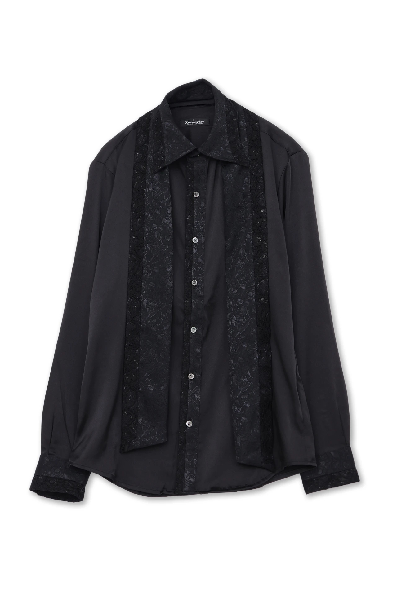 TORNADO MART∴レースアクセント ストール付きシャツ / TORNADO MART