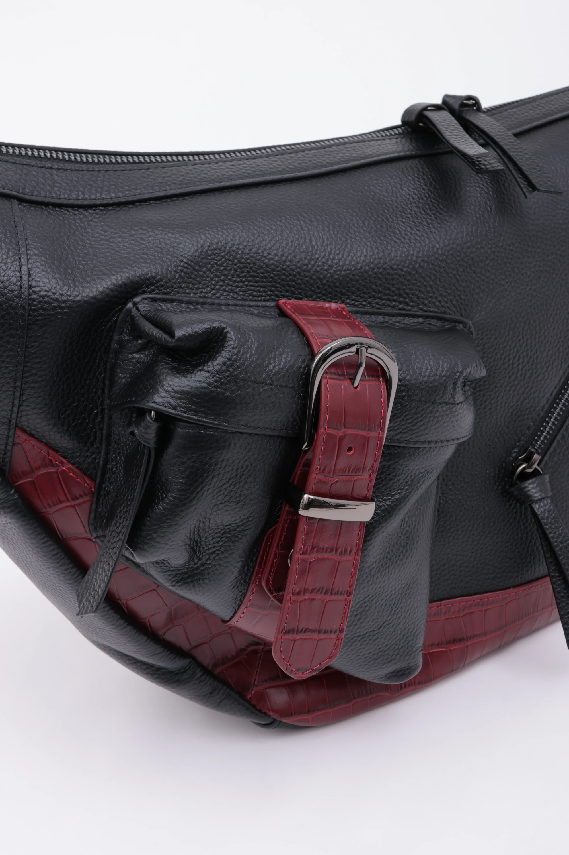 TORNADO MART∴コンビネーションレザーショルダーバッグ / TORNADO