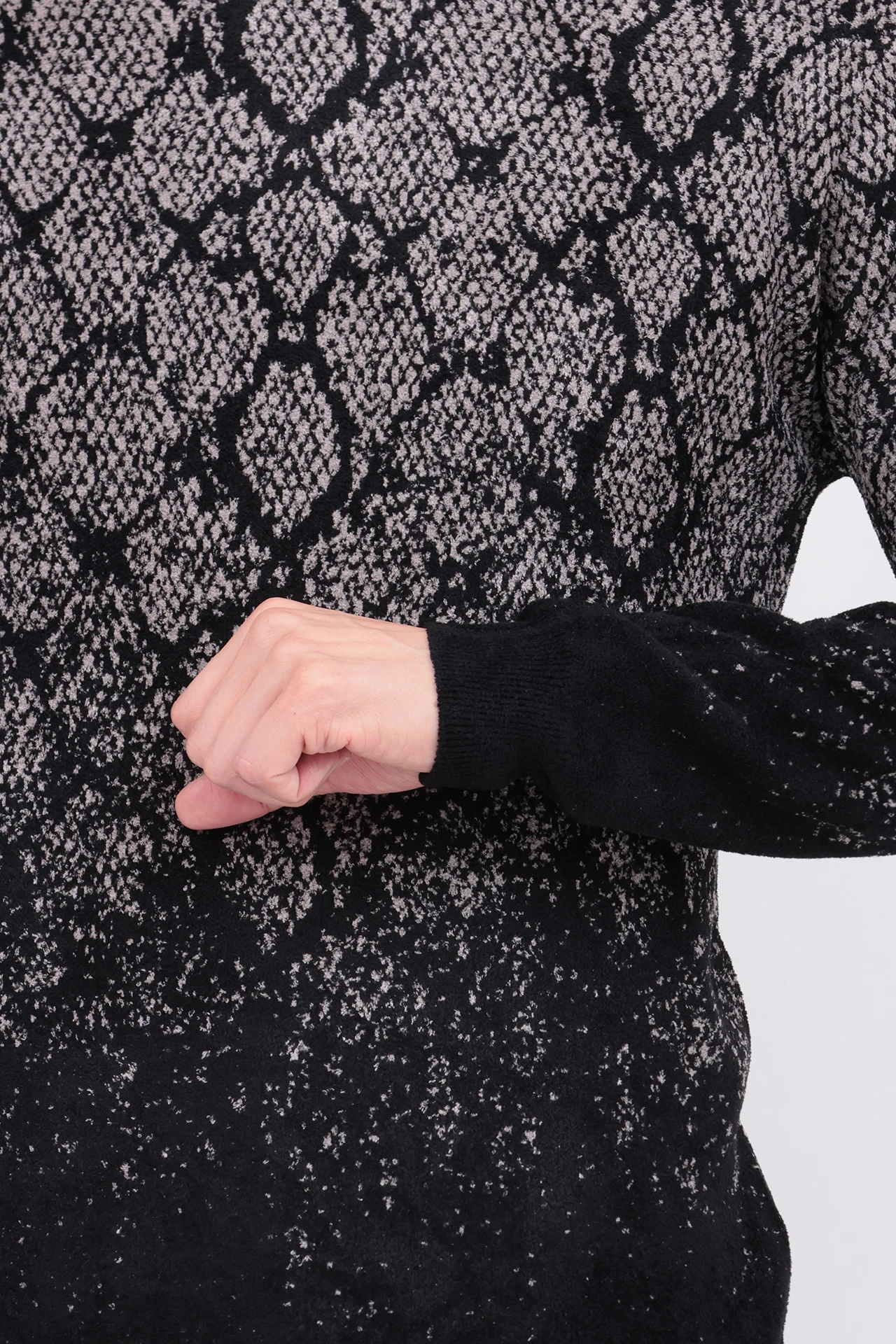 TORNADO MART∴パイソングラデーションモールクルーネック