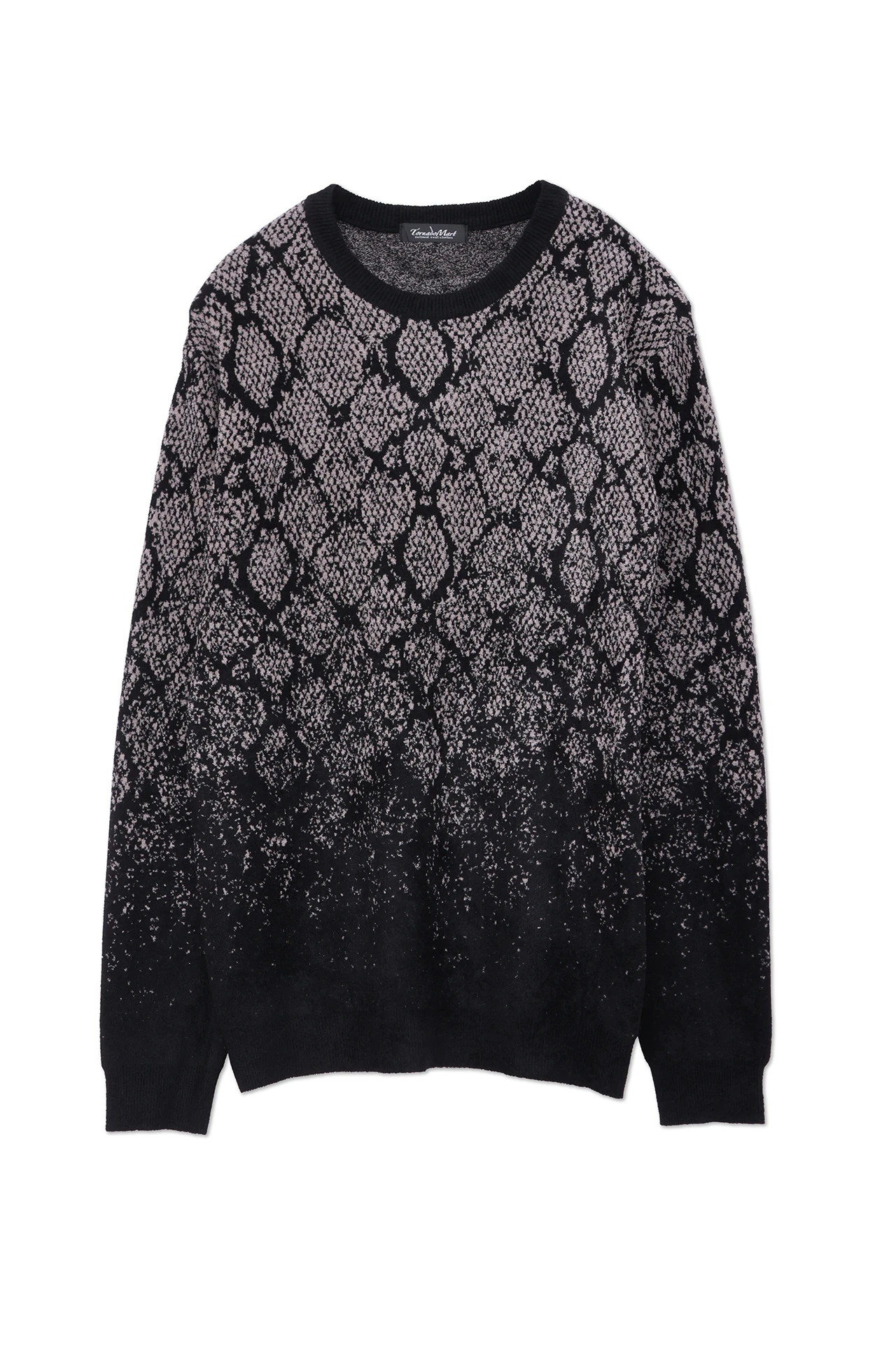 TORNADO MART∴パイソングラデーションモールクルーネック