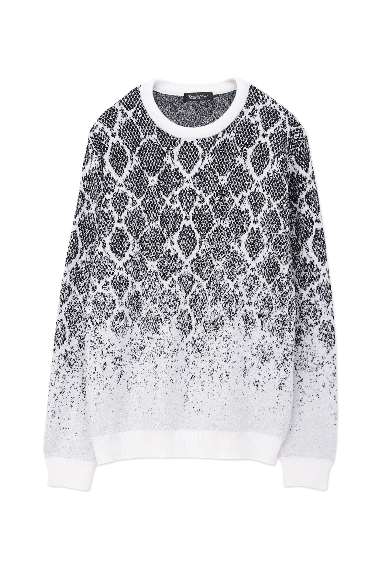 TORNADO MART∴パイソングラデーションモールクルーネック