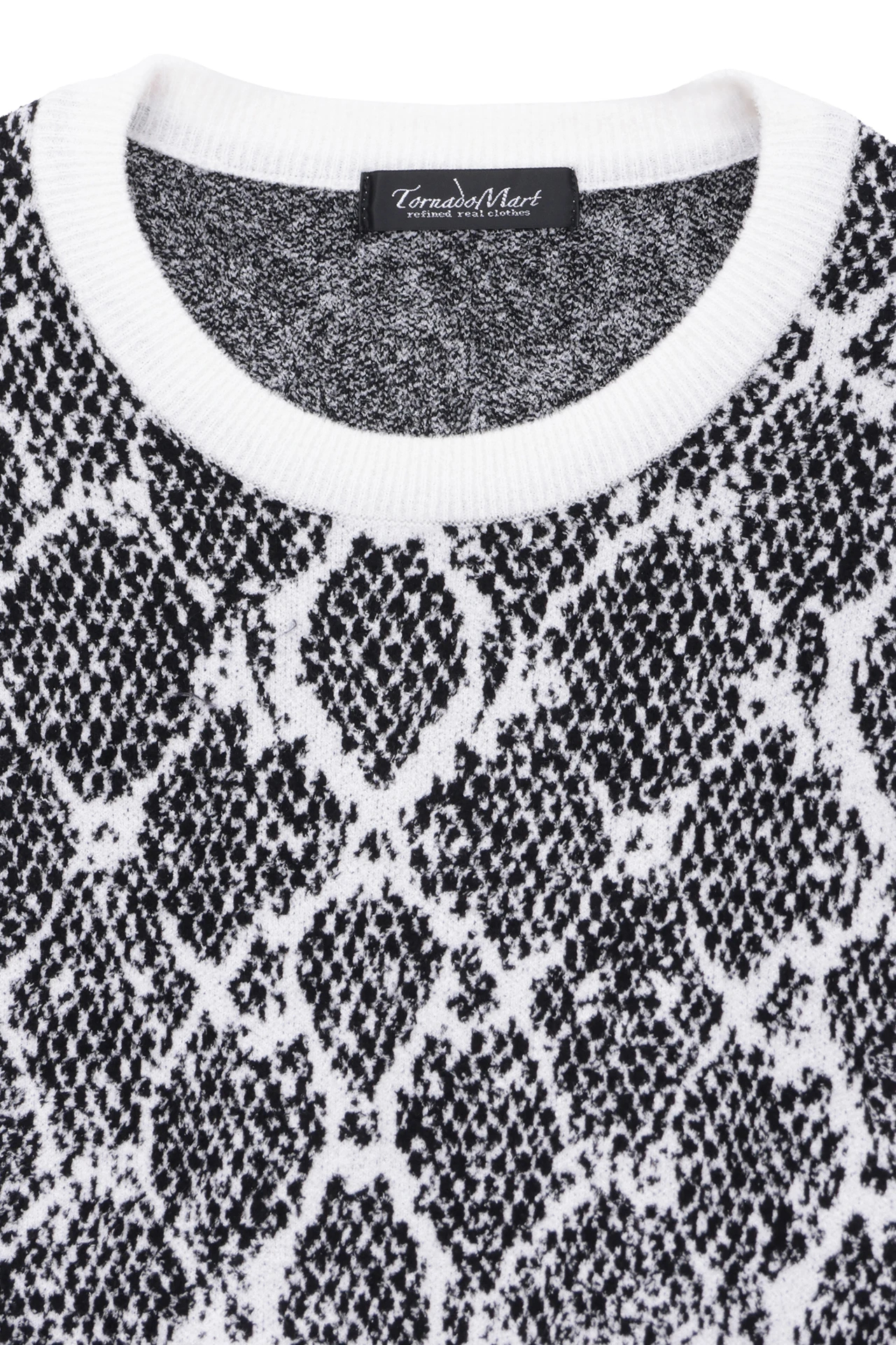 TORNADO MART∴パイソングラデーションモールクルーネック