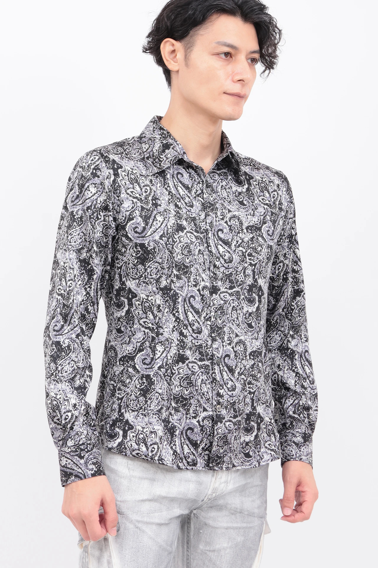 【最終価格❗️】トルネードマート　長袖プリントシャツ 最終価格❗️】トルネードマート 長袖プリントシャツ Mサイズ 【公式通販】