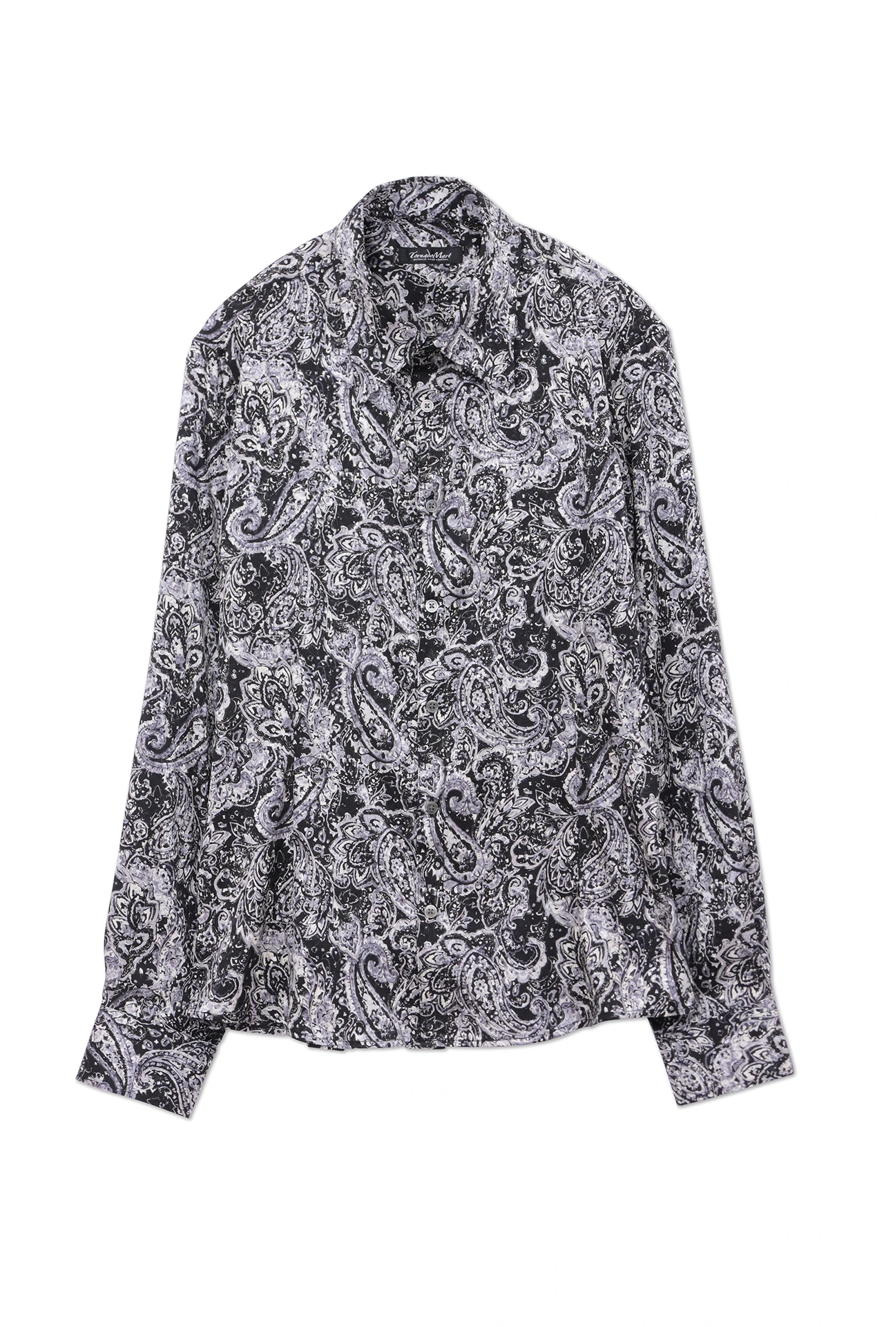 TORNADO MART∴ラギットペイズリープリントシャツ