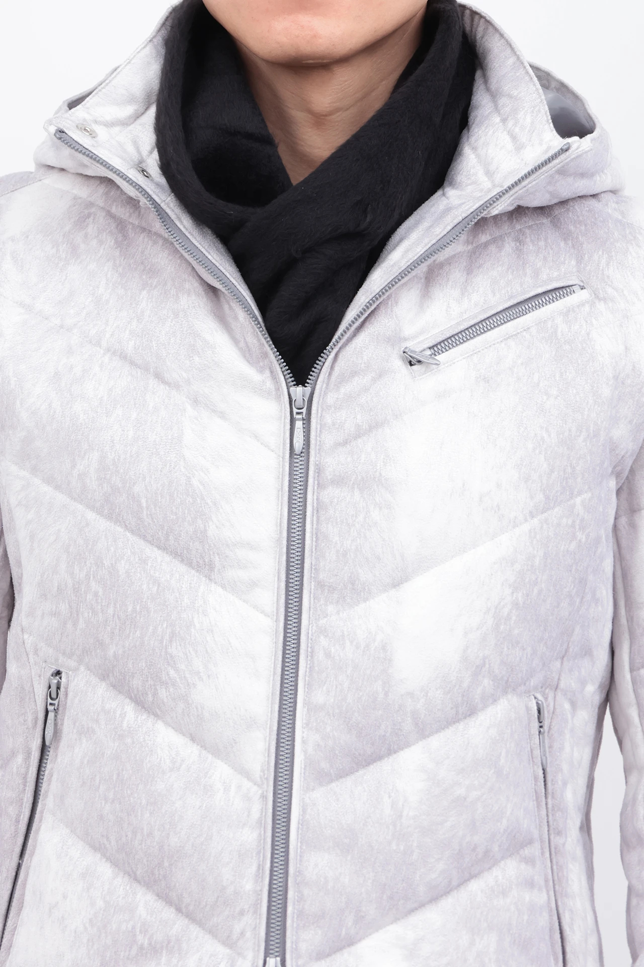 TORNADO MARTトルネードマート　スエードダウンブルゾン　グレー セール】T/Cｽｴｰﾄﾞﾀﾞｳﾝﾌﾞﾙｿﾞﾝ（ダウンジャケット/コート）｜TORNADO