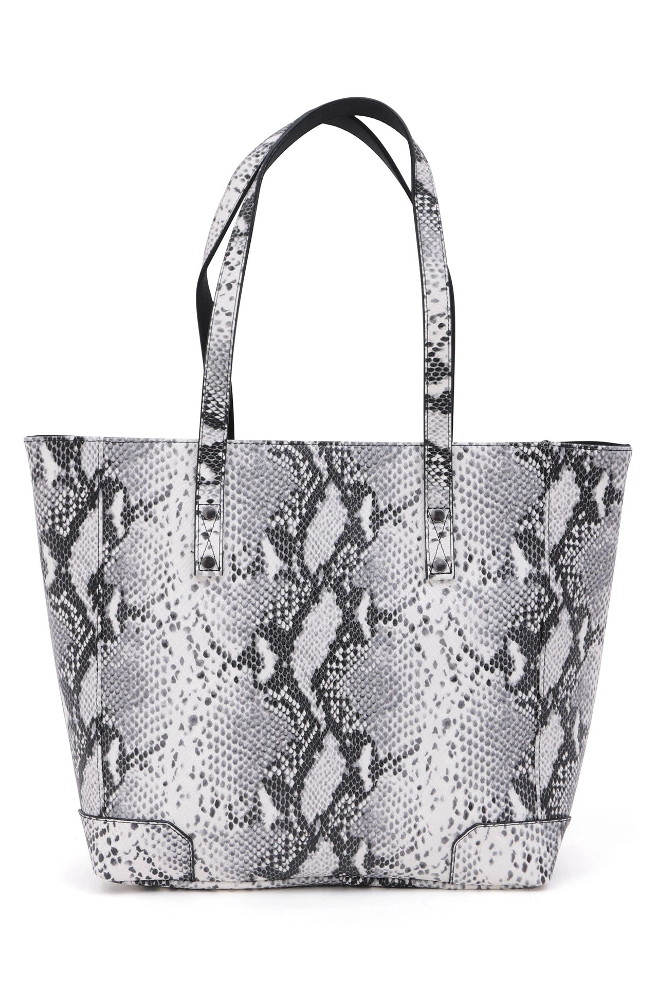 TORNADO MART∴パイソンプリントレザートートバッグ / TORNADO MART