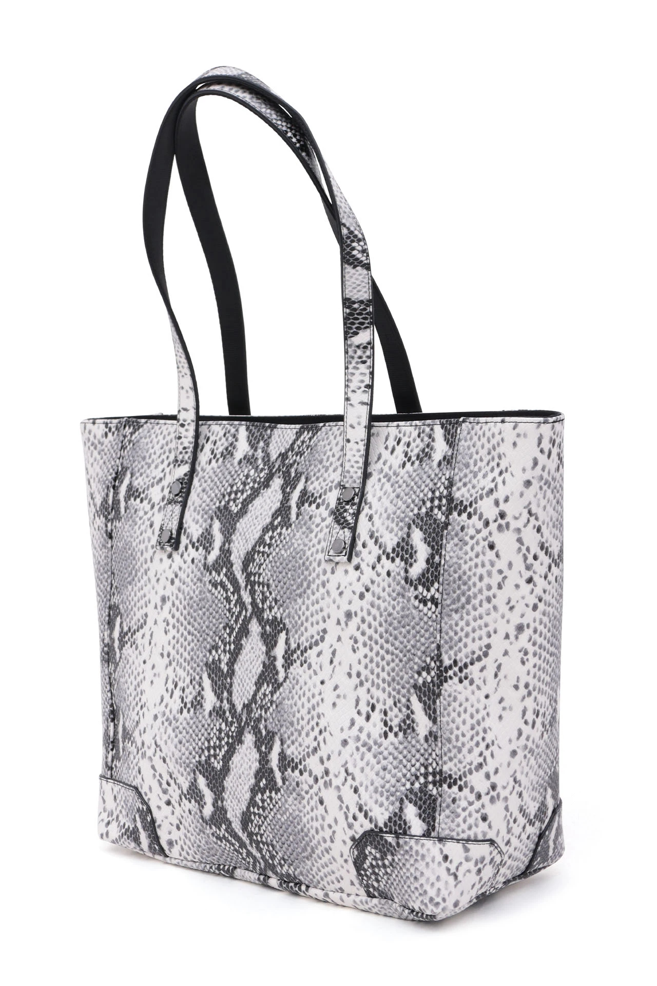 TORNADO MART∴パイソンプリントレザートートバッグ / TORNADO MART