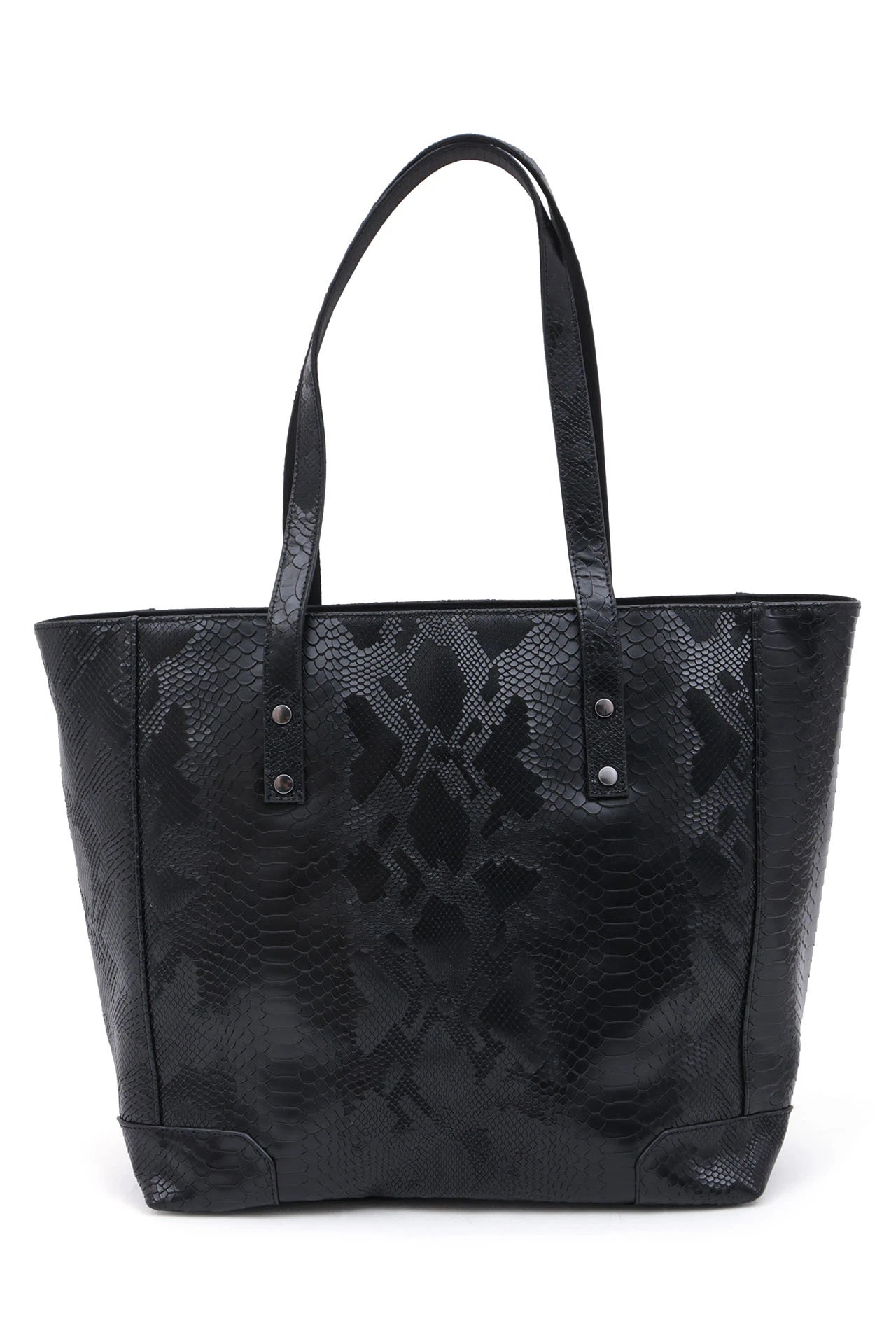 TORNADO MART∴パイソンエンボスレザートートバッグ / TORNADO MART