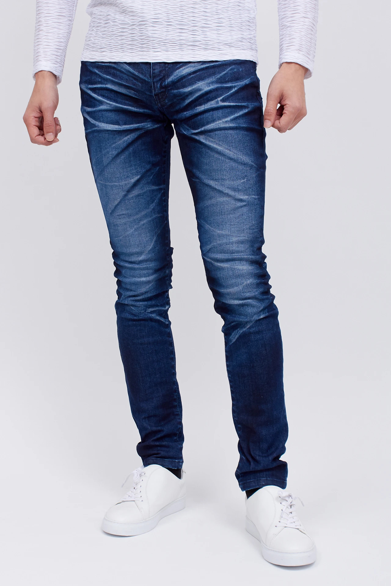 TORNADO MART∴リンクルシェービングスキニーデニム / TORNADO MART