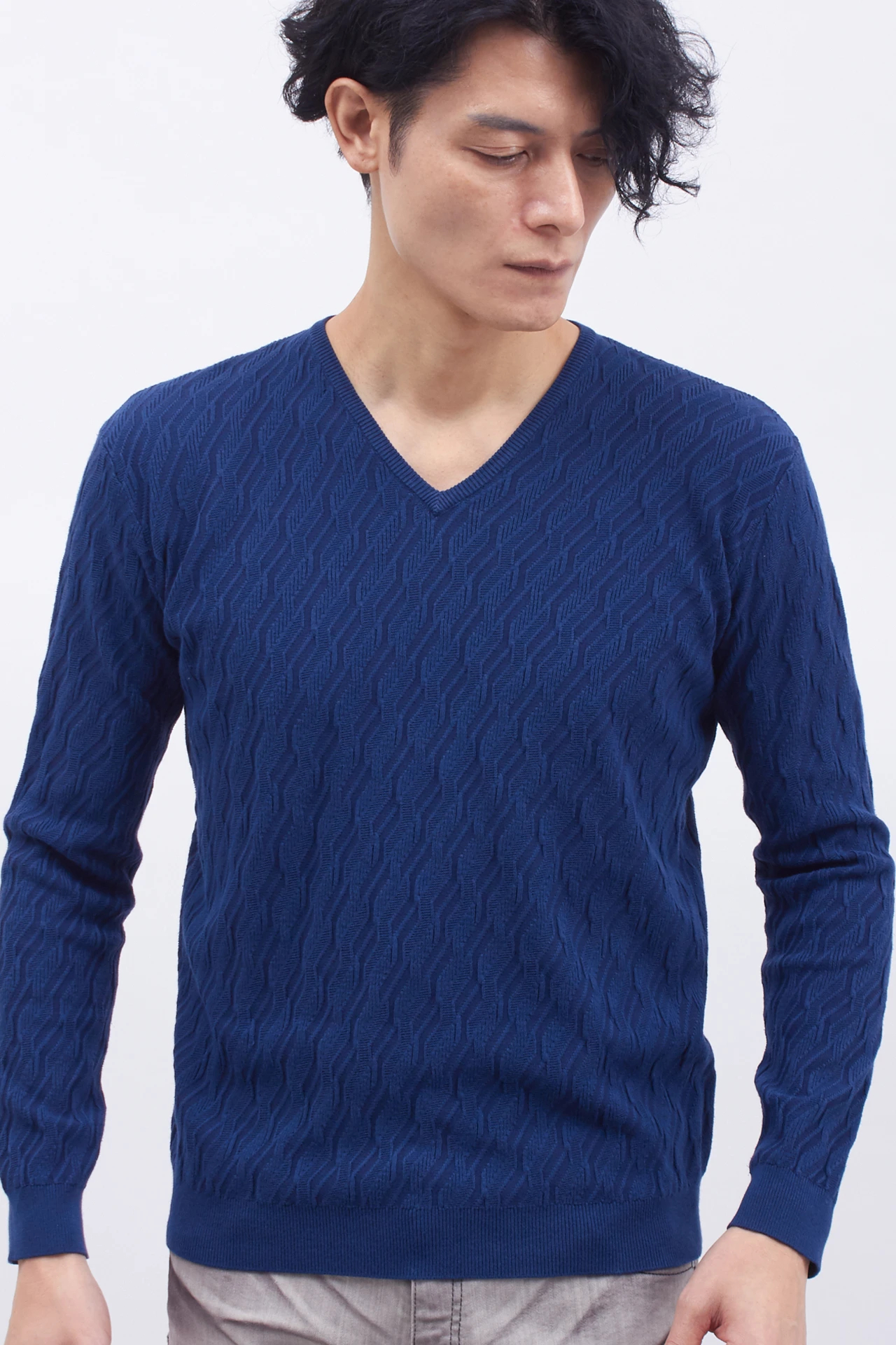 TORNADO MART∴バイアスリンクスVネックKN / TORNADO MART