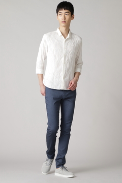 HIGH STREET(ハイストリート) |HIGH STREET∴ランダムタック7分袖シャツ