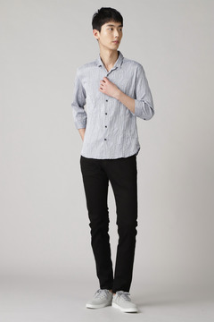 HIGH STREET(ハイストリート) |HIGH STREET∴ランダムタック7分袖シャツ