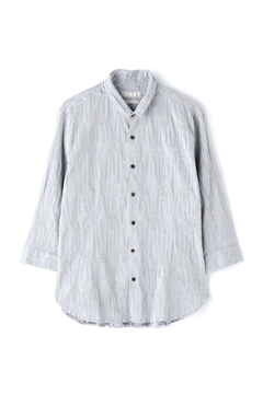 HIGH STREET(ハイストリート) |HIGH STREET∴ランダムタック7分袖シャツ