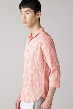 HIGH STREET(ハイストリート) |HIGH STREET∴ランダムタック7分袖シャツ