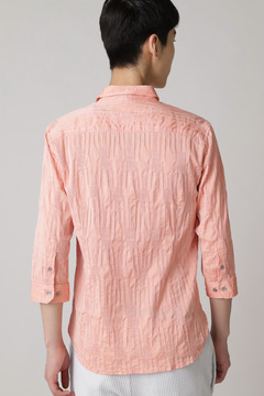 HIGH STREET(ハイストリート) |HIGH STREET∴ランダムタック7分袖シャツ