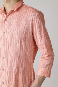 HIGH STREET(ハイストリート) |HIGH STREET∴ランダムタック7分袖シャツ