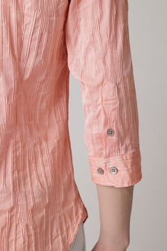 HIGH STREET(ハイストリート) |HIGH STREET∴ランダムタック7分袖シャツ