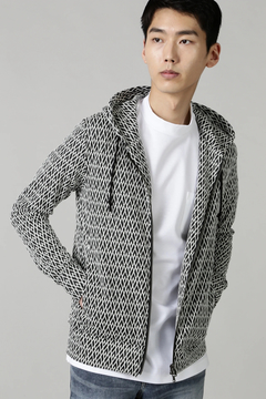 HIGH STREET(ハイストリート) |HIGH STREET∴幾何柄パーカー