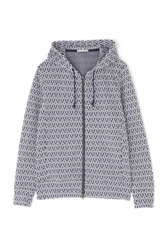 HIGH STREET(ハイストリート) |HIGH STREET∴幾何柄パーカー