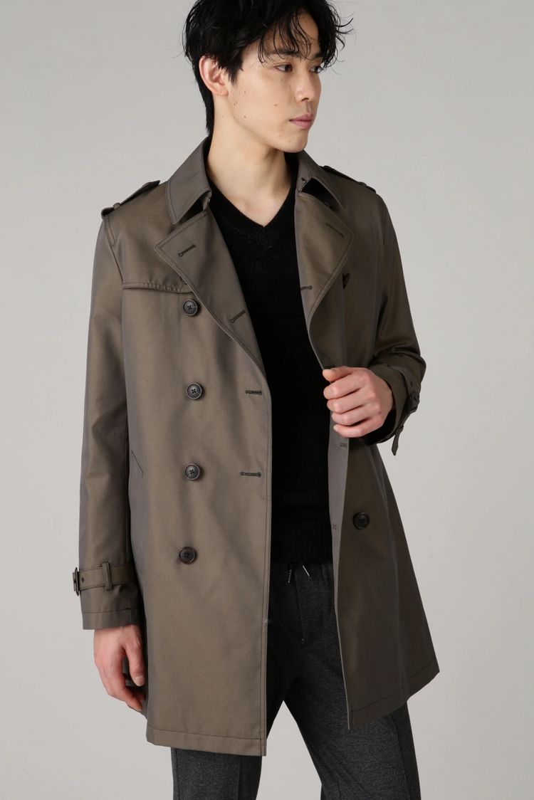 HIGH STREET(ハイストリート) |HIGH STREET∴T/Cシャンブレーダブルトレンチコート