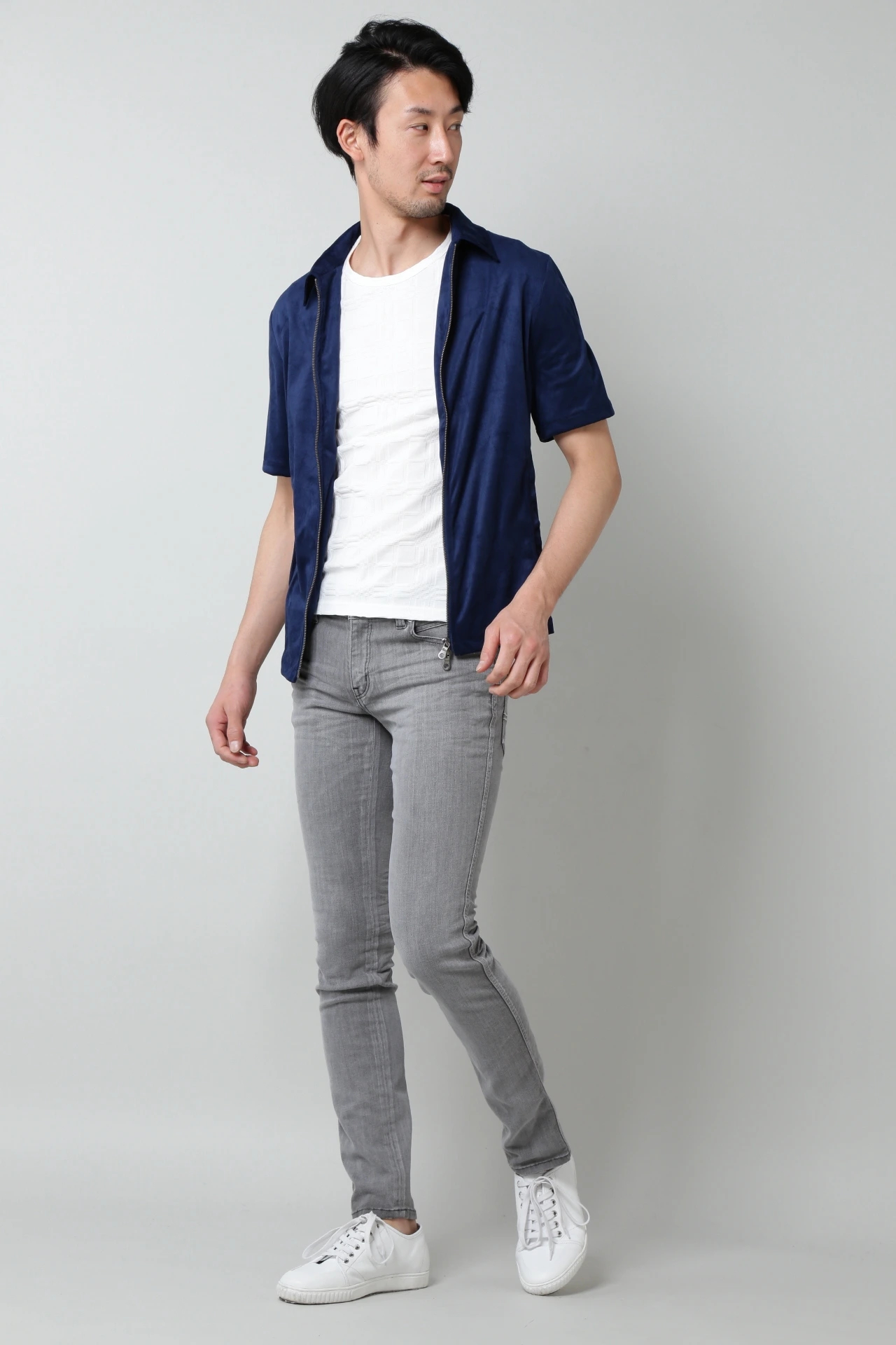 HIGH STREET∴カットスエード半袖シャツアウター / HIGH STREET（ハイ