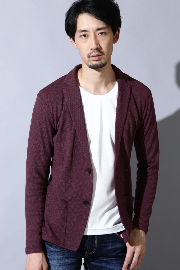 HIGH STREET(ハイストリート) |HIGH STREET∴ワッフルテーラーカーディガン