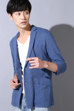 HIGH STREET(ハイストリート) |HIGH STREET∴ワッフル7分袖テーラーカーディガン