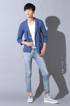 HIGH STREET(ハイストリート) |HIGH STREET∴ワッフル7分袖テーラーカーディガン