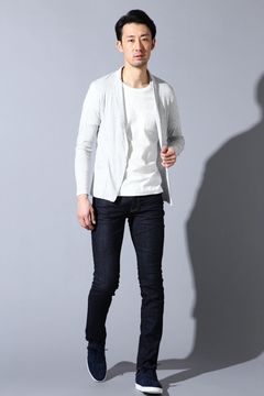 HIGH STREET(ハイストリート) |HIGH STREET∴ テレコ 長袖カーディガン