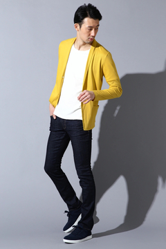 HIGH STREET(ハイストリート) |HIGH STREET∴ テレコ 長袖カーディガン