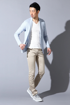 HIGH STREET(ハイストリート) |HIGH STREET∴ テレコ 長袖カーディガン