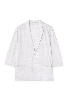 HIGH STREET(ハイストリート) |HIGH STREET∴スラブボーダー天竺7分袖カットJK