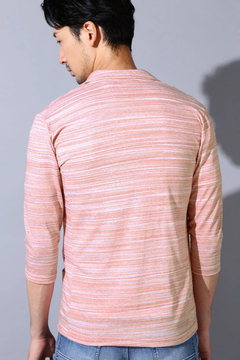 HIGH STREET(ハイストリート) |HIGH STREET∴スラブボーダー天竺7分袖カットJK