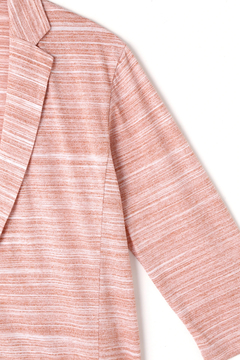 HIGH STREET(ハイストリート) |HIGH STREET∴スラブボーダー天竺7分袖カットJK