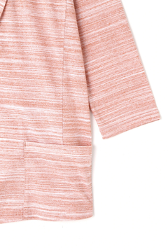 HIGH STREET(ハイストリート) |HIGH STREET∴スラブボーダー天竺7分袖カットJK