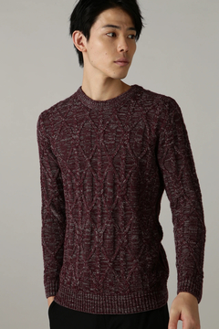 HIGH STREET(ハイストリート) |HIGH STREET∴ケーブルクルーネックニット