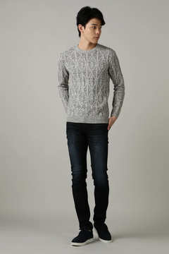 HIGH STREET(ハイストリート) |HIGH STREET∴ケーブルクルーネックニット