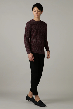 HIGH STREET(ハイストリート) |HIGH STREET∴ケーブルクルーネックニット