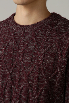 HIGH STREET(ハイストリート) |HIGH STREET∴ケーブルクルーネックニット