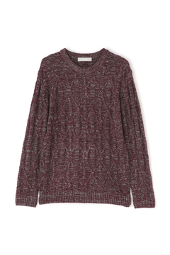 HIGH STREET(ハイストリート) |HIGH STREET∴ケーブルクルーネックニット