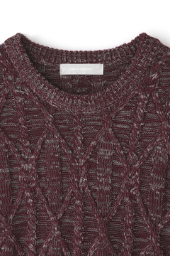 HIGH STREET(ハイストリート) |HIGH STREET∴ケーブルクルーネックニット