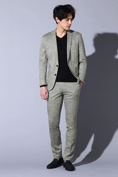 HIGH STREET(ハイストリート) |HIGH STREET∴綿麻Wフェーステーパードパンツ