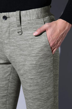 HIGH STREET(ハイストリート) |HIGH STREET∴綿麻Wフェーステーパードパンツ